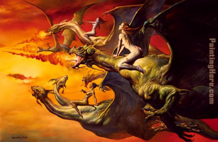 Erotic Fantasy - Boris Vallejo - Mirage 13 Quest painting - 2011 Erotic Fantasy - Boris Vallejo - Mirage 13 Quest art painting